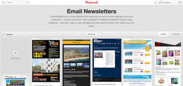 Pinterest email newsletters