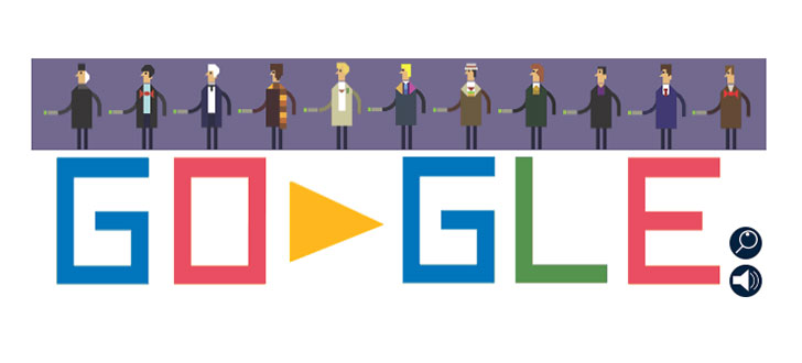 Dr Who Google Doodle